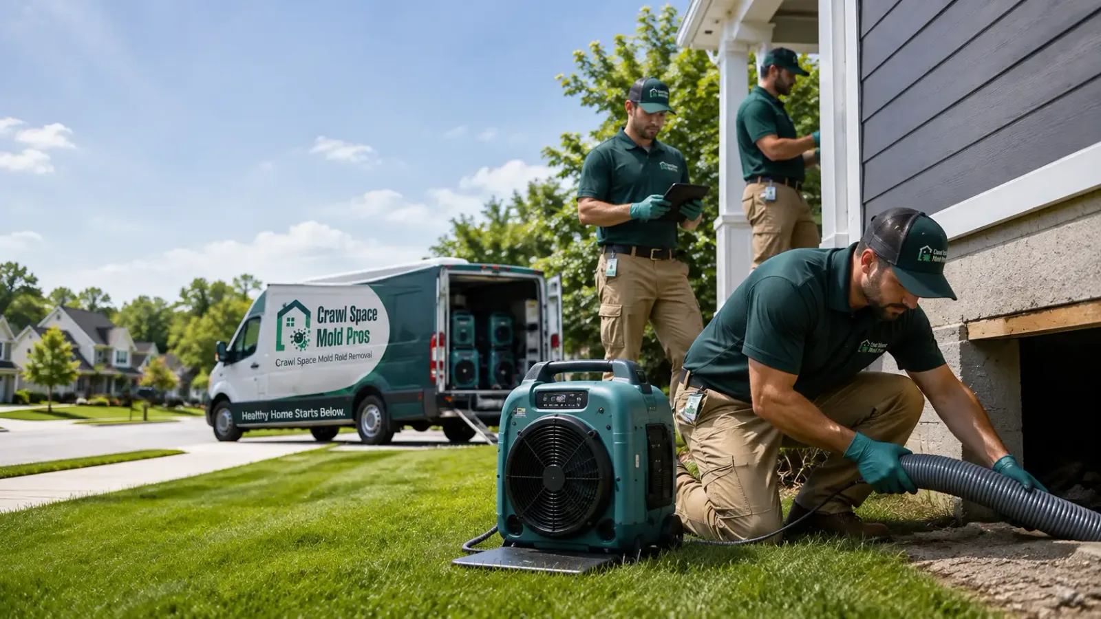 Crawl Space Mold Removal in Oblong, IL
